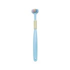 Cepillo de dientes suave de tres lados para bebé cuidado de la salud bucal niños cepillo de dientes de limpieza 360° - Imagen 15 de 16