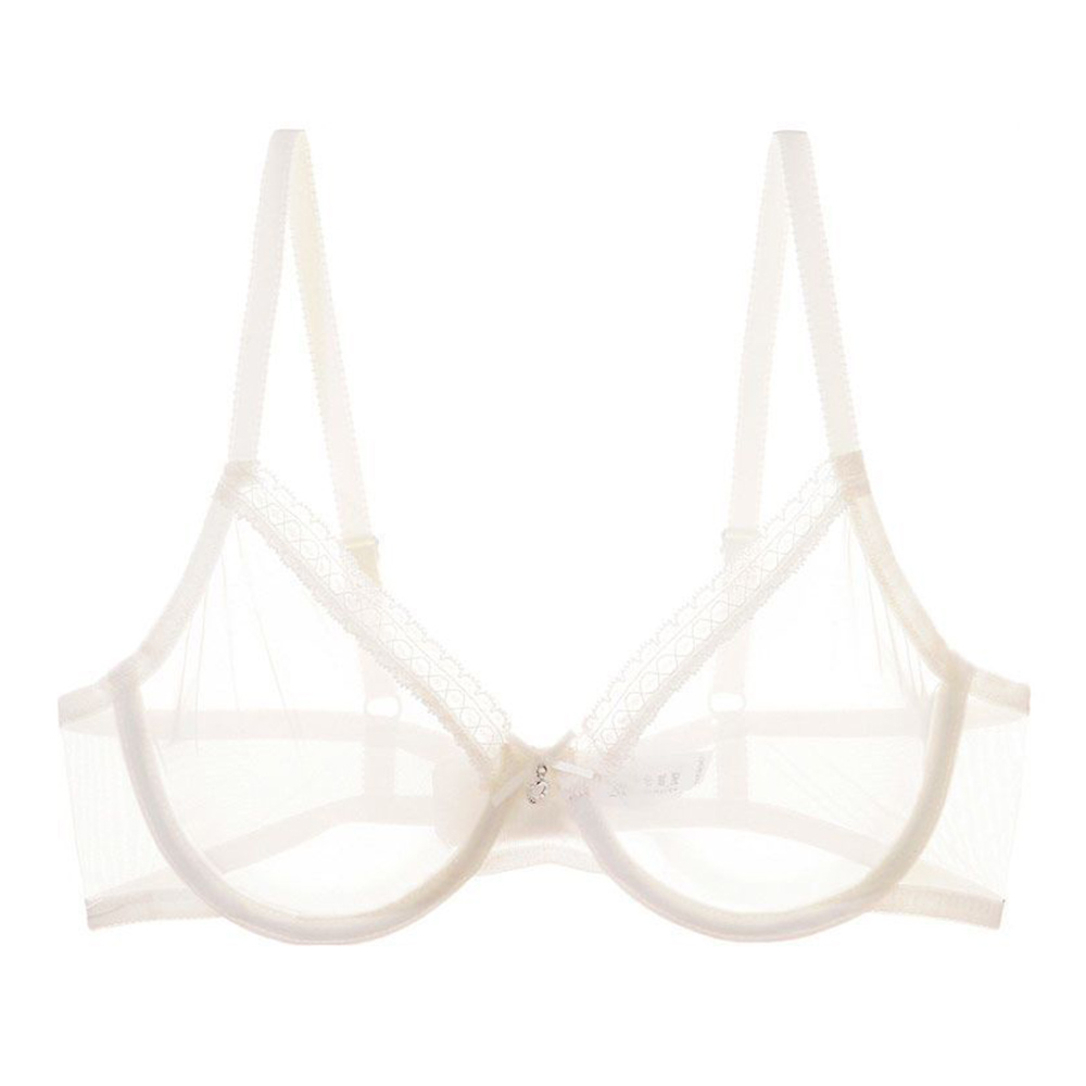 Ultradünner Durchsichtiger Netzstoff BH Mit Bügel Für Damen In Verschiedenen Grö - Picture 28 of 36