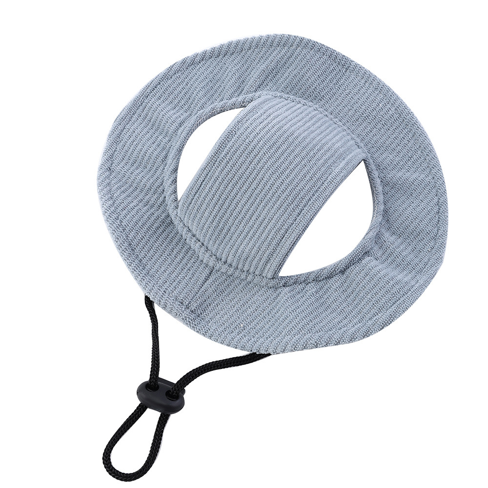 Haustierhut Mit Ohrenlöchern Aus Kord Polyester Sonnenschutz Atmungsaktiv Für Hu - Picture 26 of 38