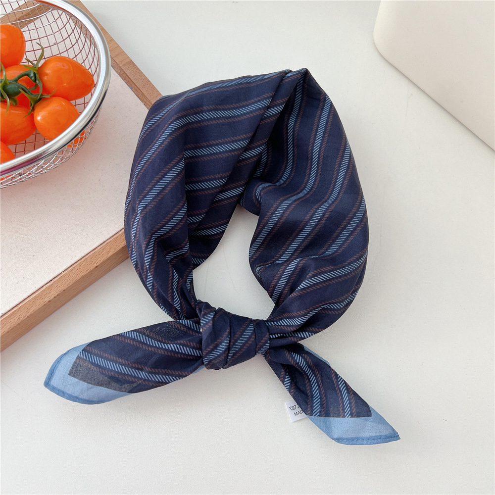 Weißes Baumwoll-Leinen Kopftuch 55x55cm Französisch Pastoral Damenmode Atmungsak - Picture 27 of 29