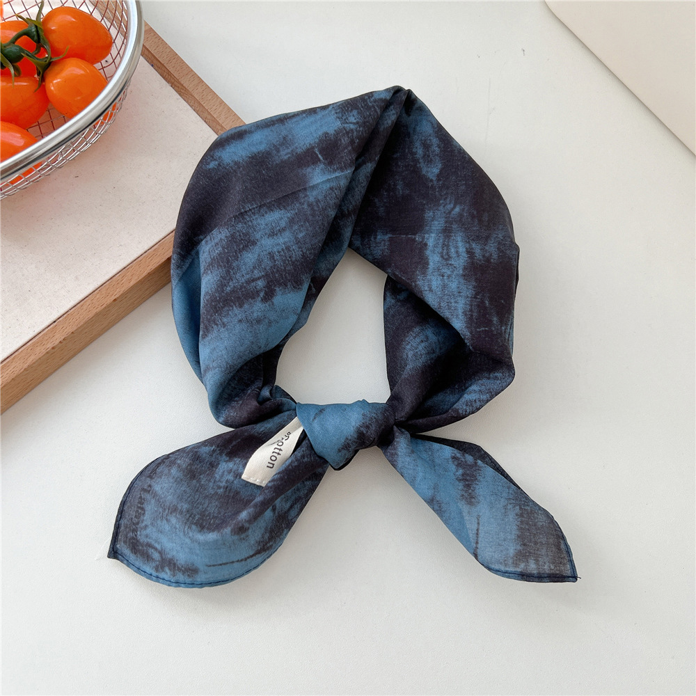 Weißes Baumwoll-Leinen Kopftuch 55x55cm Französisch Pastoral Damenmode Atmungsak - Picture 29 of 29