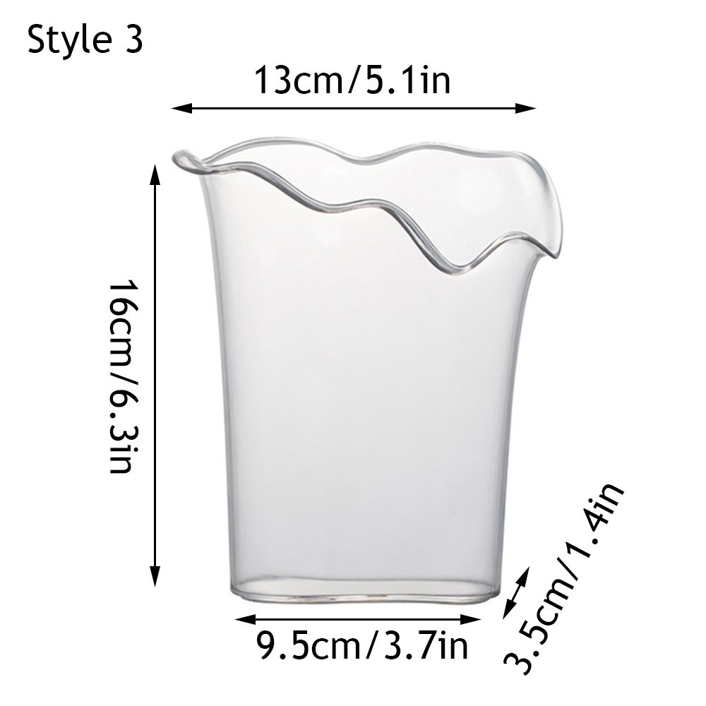 Moderne transparente Plastikvase stoßfest für Wohnzimmerdekoration umweltfreundl - Picture 25 of 28