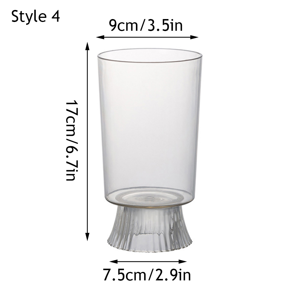 Moderne transparente Plastikvase stoßfest für Wohnzimmerdekoration umweltfreundl - Picture 26 of 28