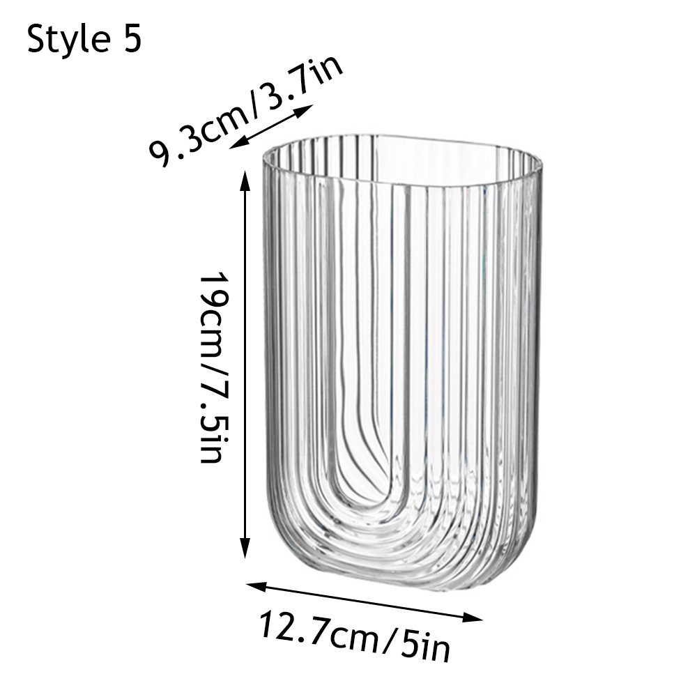 Moderne transparente Plastikvase stoßfest für Wohnzimmerdekoration umweltfreundl - Picture 27 of 28