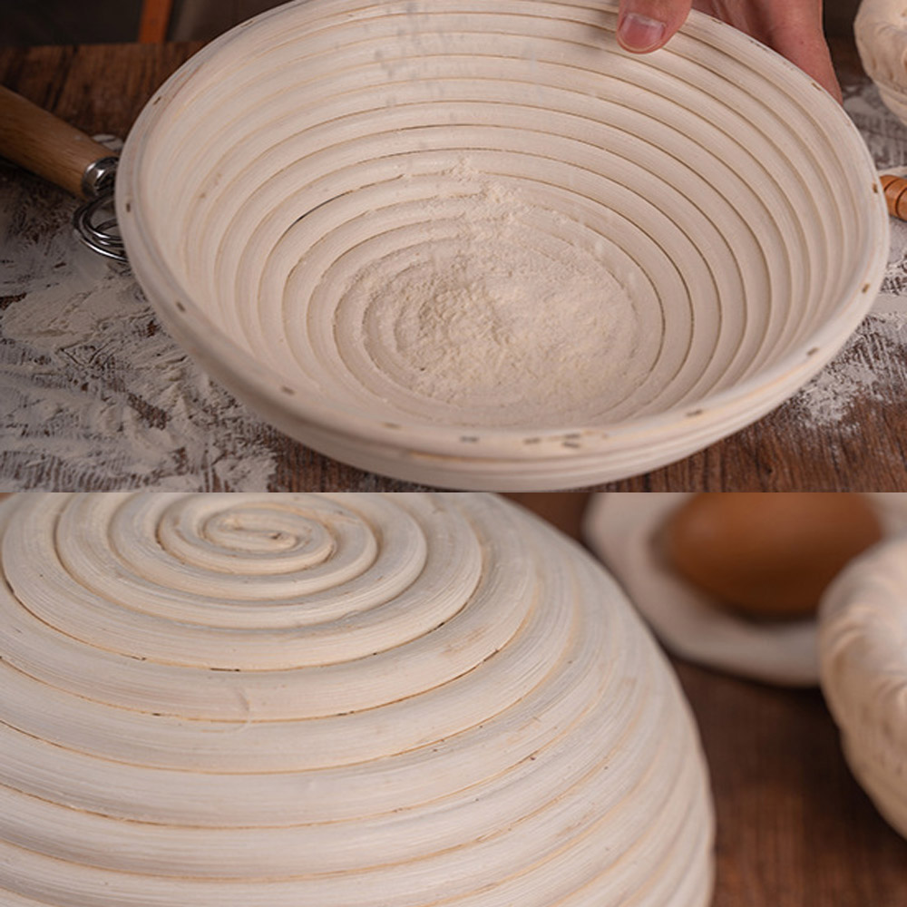 Natural Rattan Fermentation Basket With Fabric Liner For Bread Baking And Rustic Decoration - Picture 8 of 18