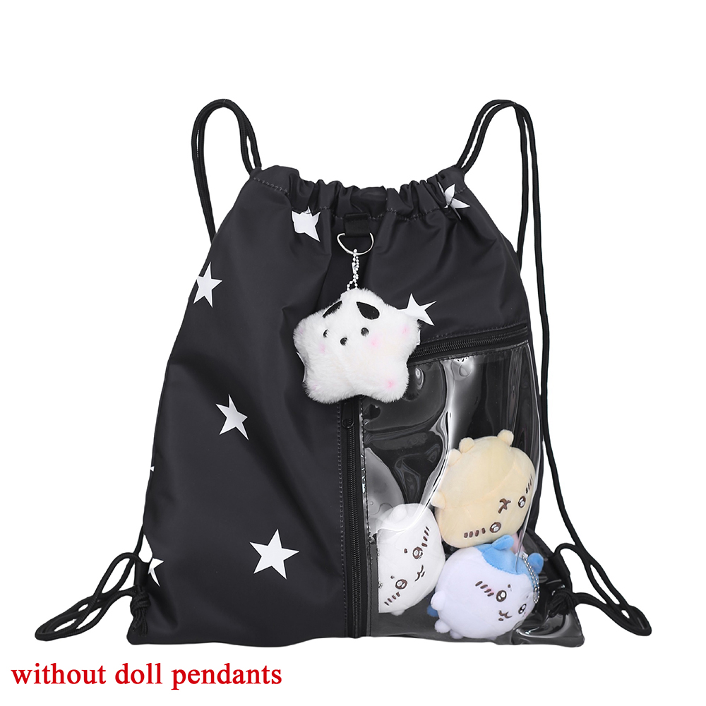 Large ladies backpack with drawstring closure for daily use and travel - Picture 26 of 26