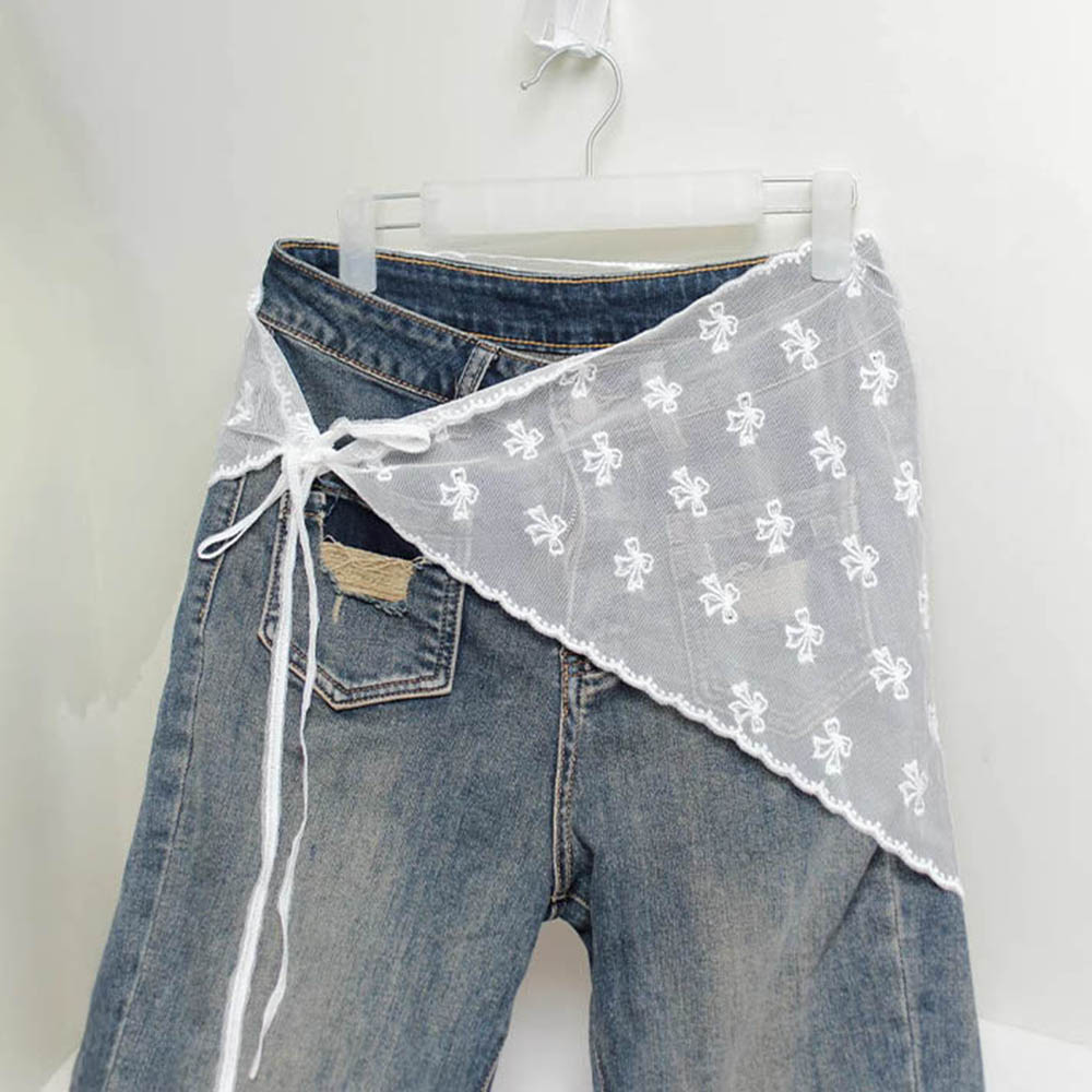 Ladies High Waisted Half Skirt In White Fits 90x60cm Size - Picture 22 of 22