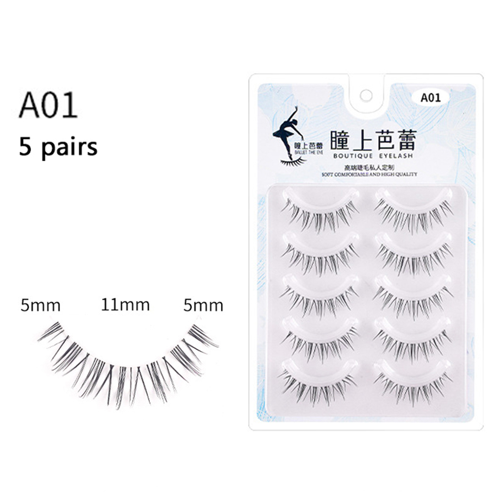 Natural False Eyelashes for Daily Makeup with 5-12.5mm Length - Picture 17 of 18