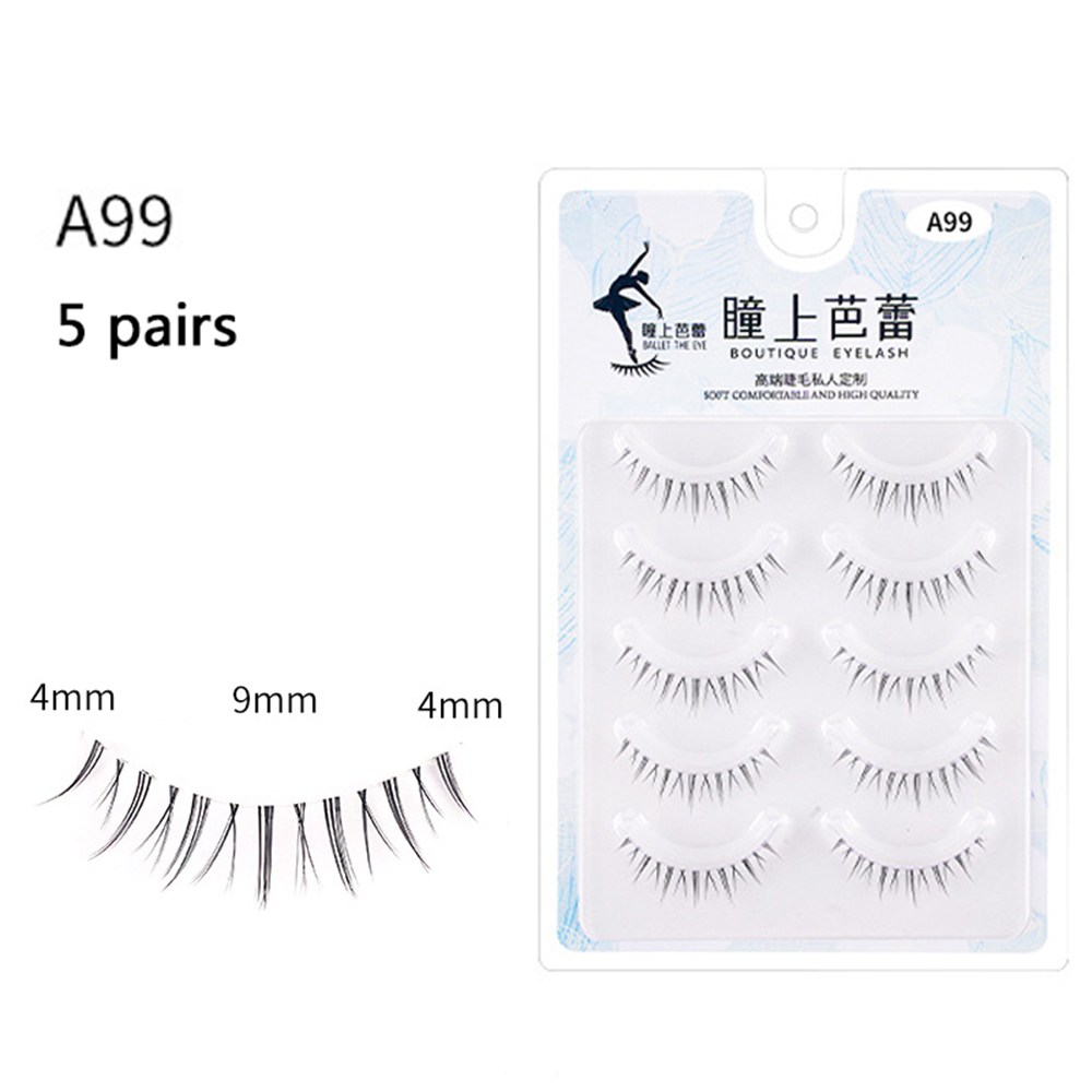 Natural False Eyelashes for Daily Makeup with 5-12.5mm Length - Picture 18 of 18