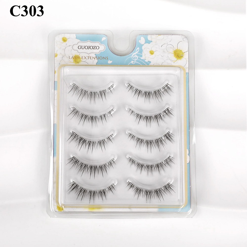False Eyelashes for Natural Look 5 Pairs Transparent 10-13mm Compatible with d - Picture 27 of 33