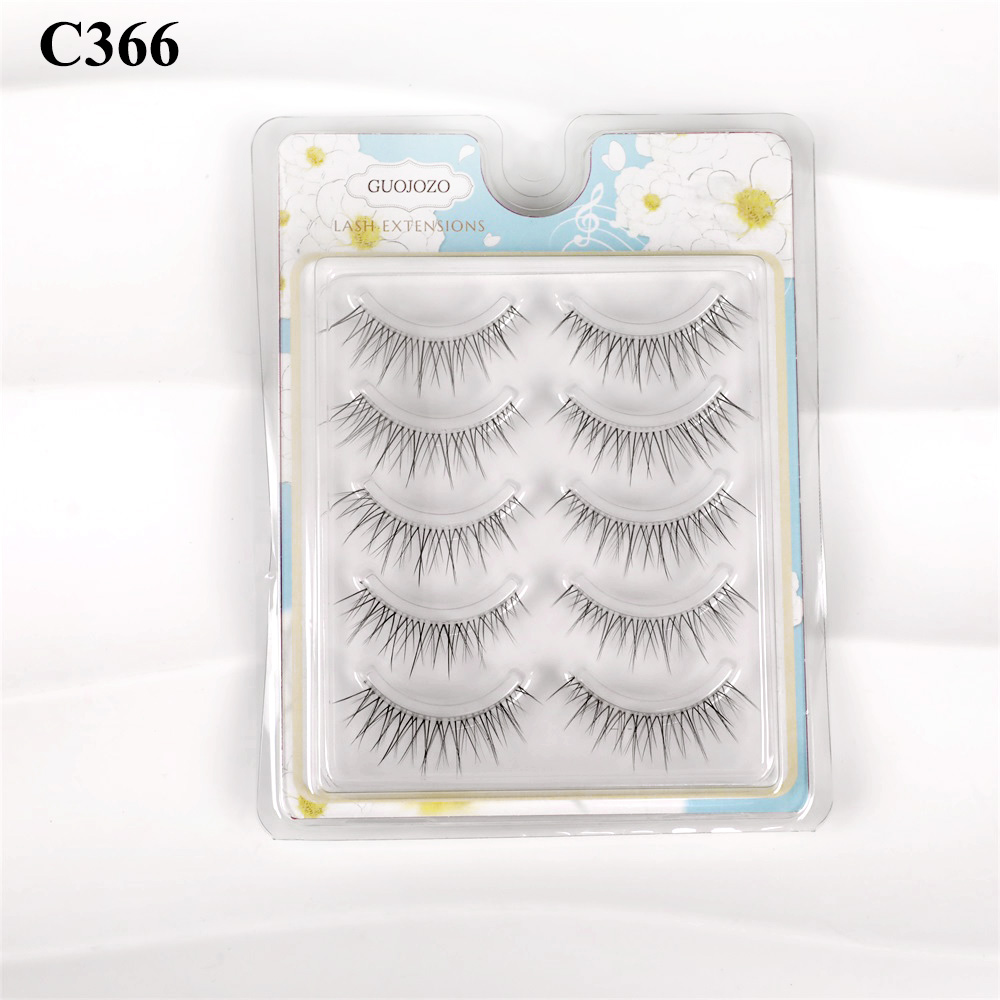 False Eyelashes for Natural Look 5 Pairs Transparent 10-13mm Compatible with d - Picture 31 of 33