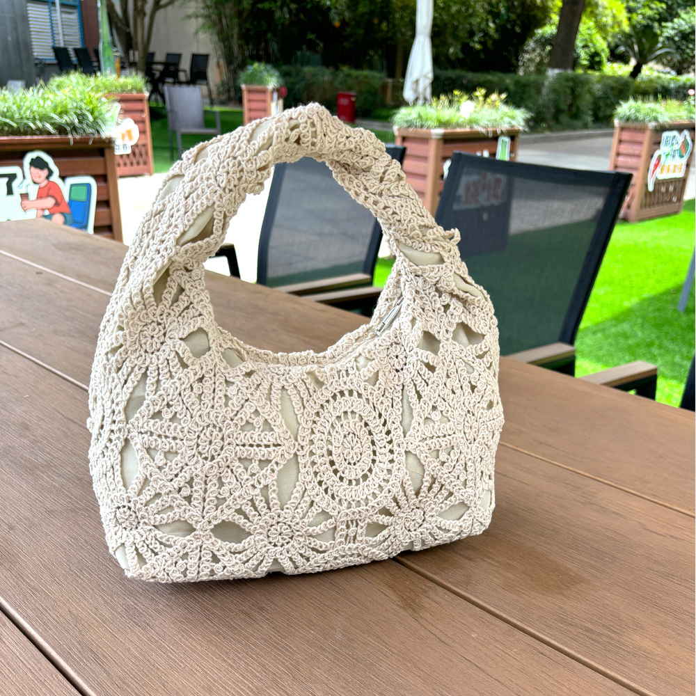 Elegant Lace Bag For Women Compatible With Holiday Outfits 27x10x15cm - Picture 18 of 18