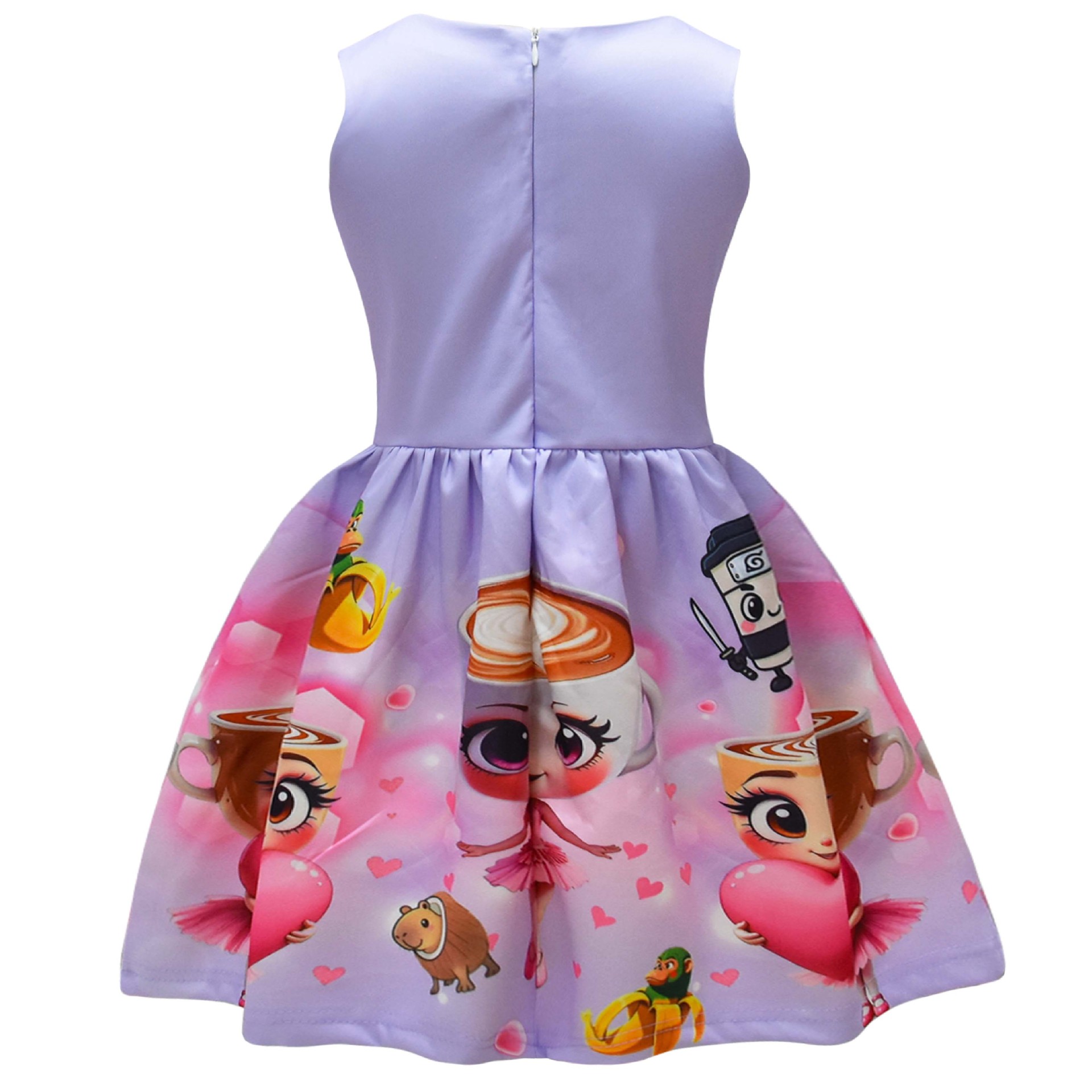 Kids Girls Ballerina Cappuccina Princess Dress Cosplay Party Fancy Bow Tie Skirt - Picture 11 of 33