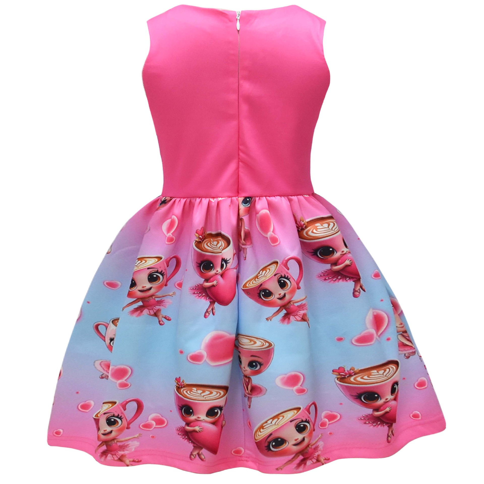 Kids Girls Ballerina Cappuccina Princess Dress Cosplay Party Fancy Bow Tie Skirt - Picture 25 of 33
