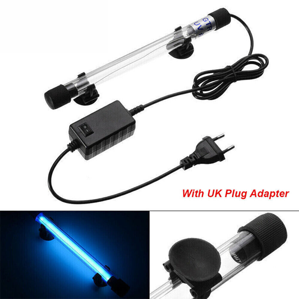 5-13W Aquarium Fish Tank Pond UV Steriliser Light Water Clean Lamp Submersible - Picture 23 of 23