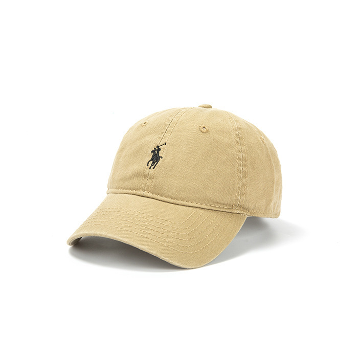 NEW Mens Polo Cap Baseball Hat Beige Black Unisex Classic Hat Adjustable UK - Picture 10 of 15
