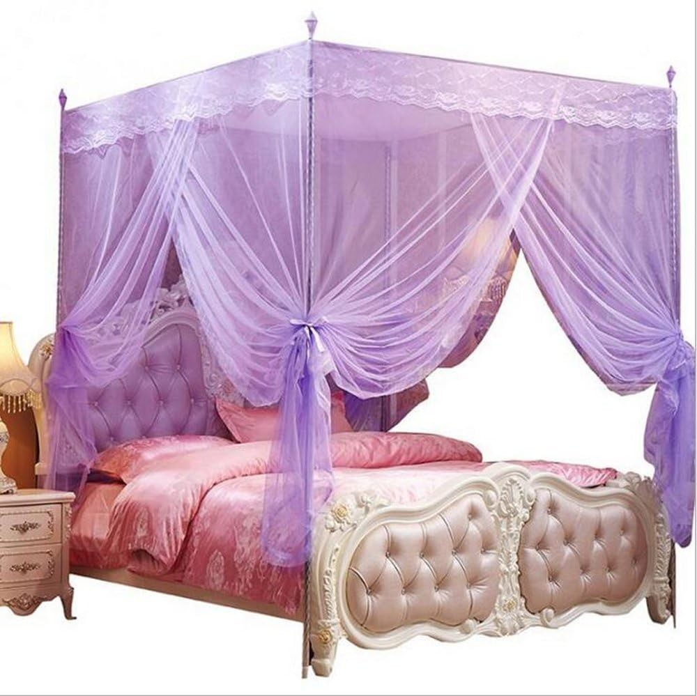 Curtain For Girls Boys Adults Queen Size White 4 Corner