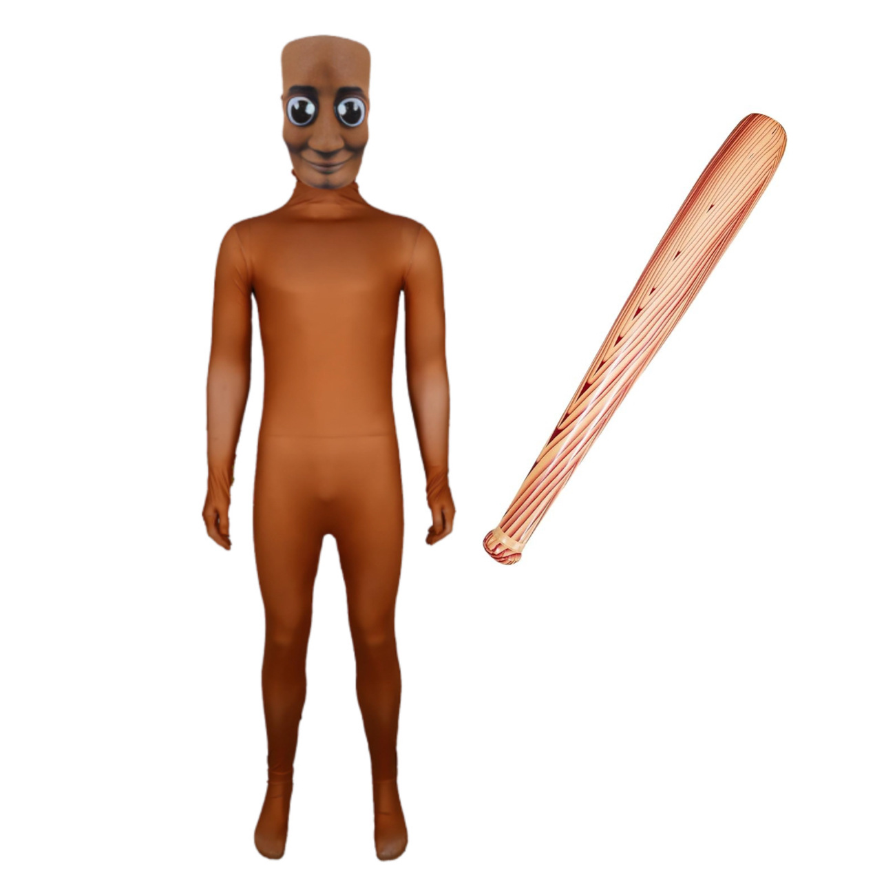 Brainrot Tung Tung Tung Sahur Jumpsuits Boys Girl Halloween Cosplay Costume Suit - Picture 12 of 16