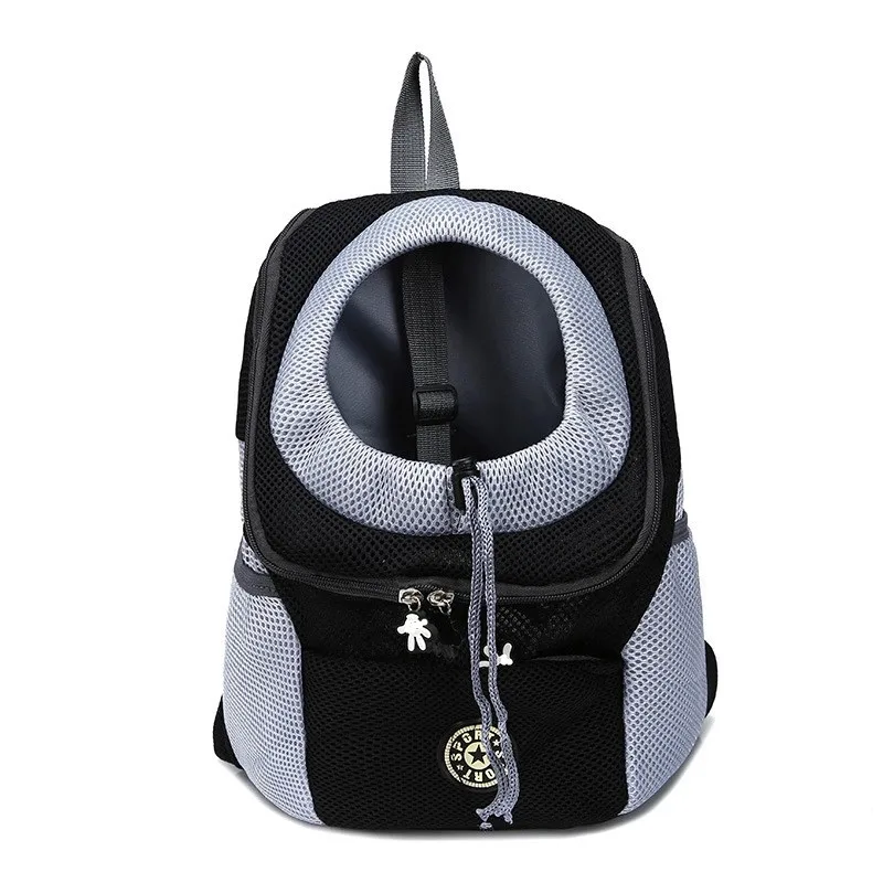 Pet Dog Carrier Bag Cat Puppy Travel Mesh Backpack Front Portable Shoulder Bags - Picture 13 of 13