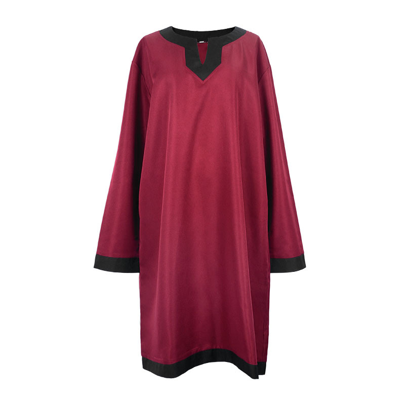 Medieval Knight Tunic For Men Viking Warrior Shirt Pirate LARP Halloween Tops - Picture 10 of 13