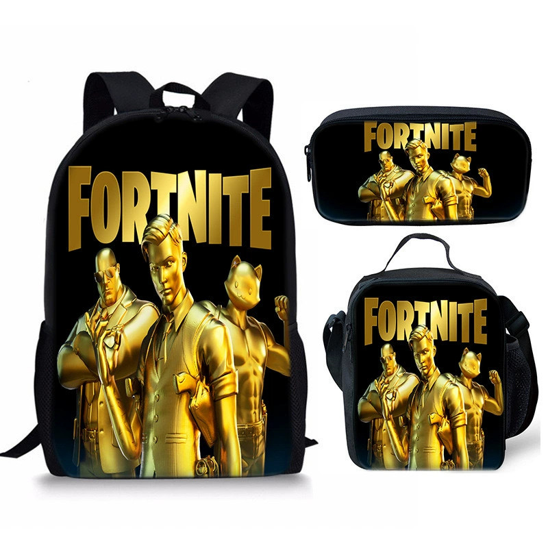 Kids Boys Fortnite School Bag Bookbag Students Backpack Travel Rucksack Gifts - Picture 12 of 22