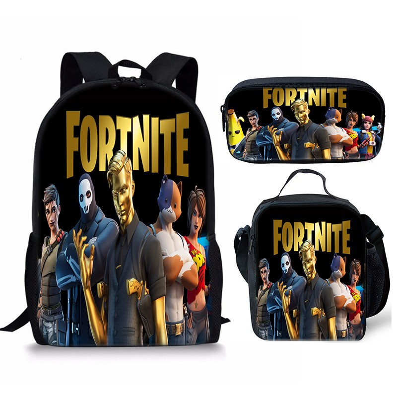 Kids Boys Fortnite School Bag Bookbag Students Backpack Travel Rucksack Gifts - Picture 13 of 22