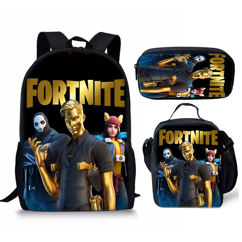 Kids Boys Fortnite School Bag Bookbag Students Backpack Travel Rucksack Gifts - Picture 16 of 22