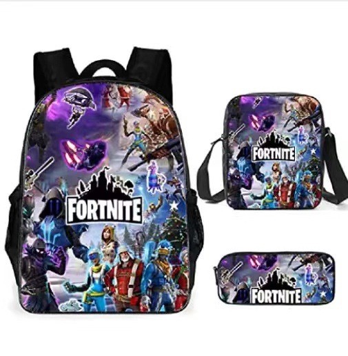 Kids Boys Fortnite School Bag Bookbag Students Backpack Travel Rucksack Gifts - Picture 18 of 22
