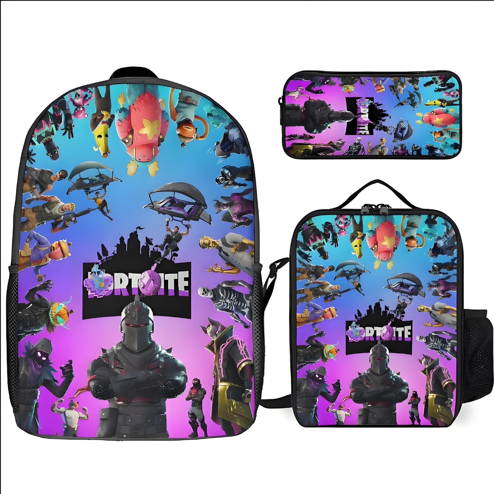 Kids Boys Fortnite School Bag Bookbag Students Backpack Travel Rucksack Gifts - Picture 20 of 22
