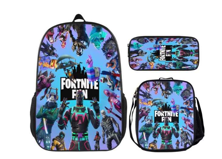 Kids Boys Fortnite School Bag Bookbag Students Backpack Travel Rucksack Gifts - Picture 22 of 22