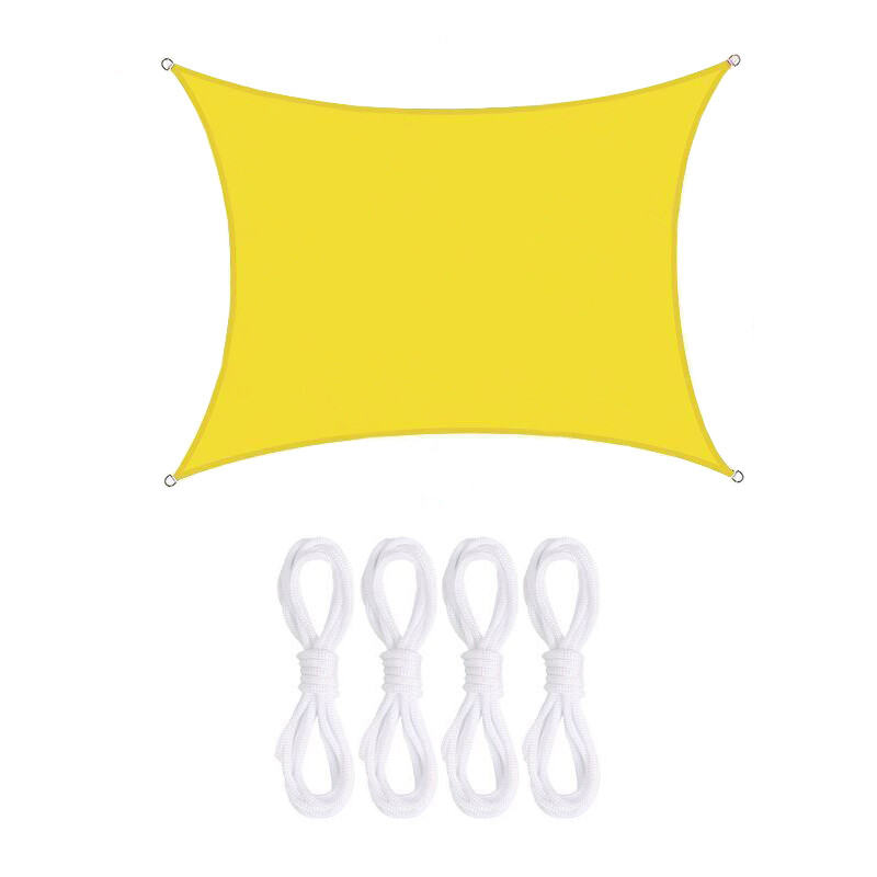 HEAVY DUTY SUN SHADE SAIL GARDEN PATIO AWNING CANOPY 98% UV BLOCK WATERPROOF