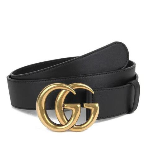 Leather Belts Jeans Belt Waistband Alloy Buckle Letter Women Belt 3.0/3.8 CM~