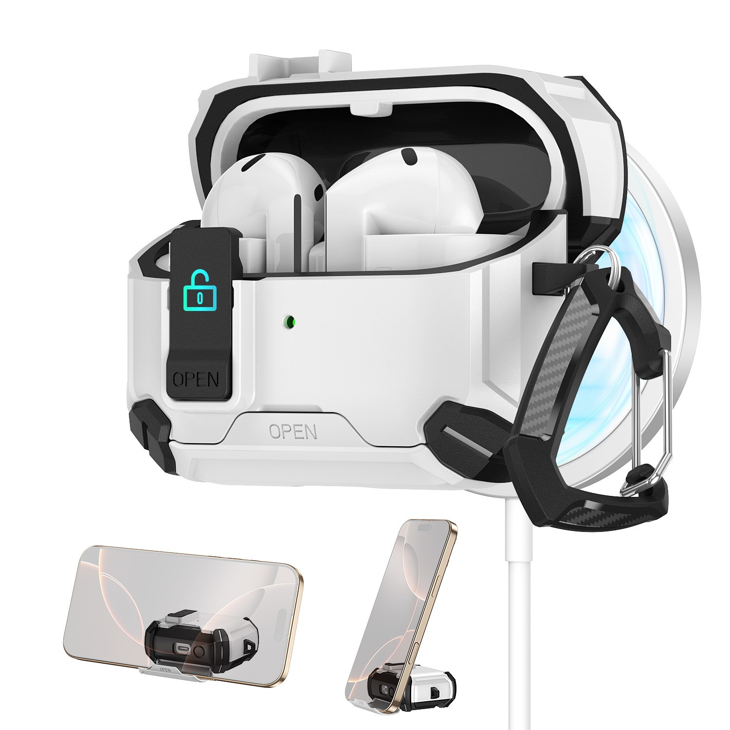 For Samsung Galaxy Buds 3/3Pro headphone protective case and headphone case - Photo 1 sur 22