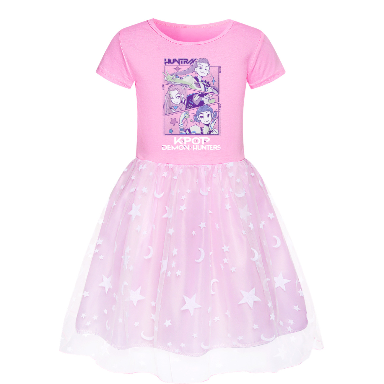 Girls Demon Hunters Pricess Tutu Dress Kpops Huntrix Birthday Party Skirts Dress - Picture 13 of 18