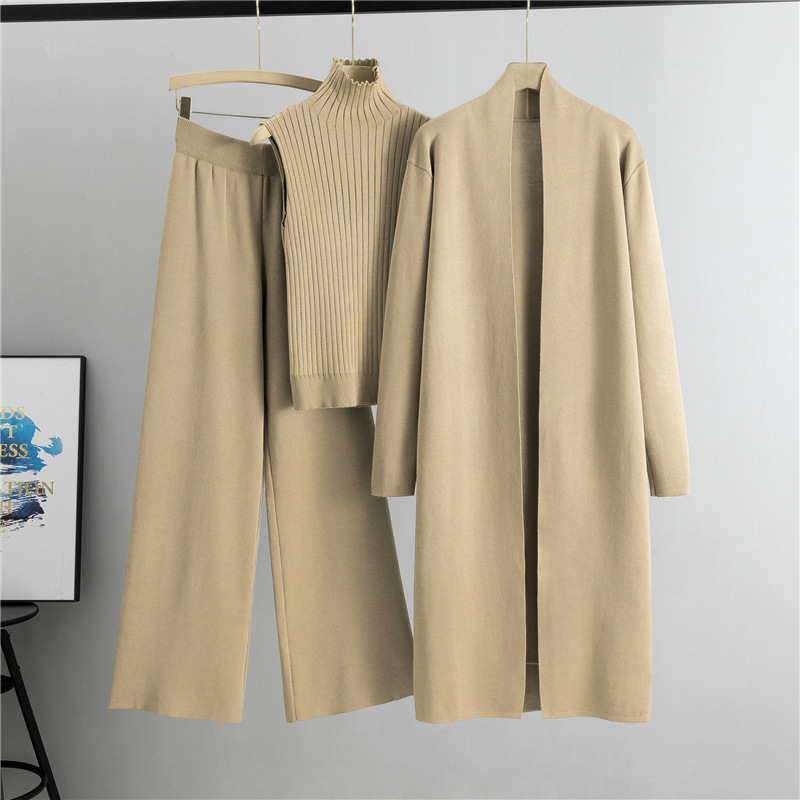 New lazy temperament knitted suit sleeveless vest sweater cardigan - Picture 26 of 36