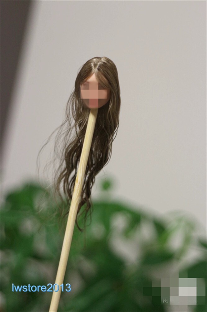 1/6 1/12 Female Artificial Hair Wig Cover For 12" 6" Action Figure Head Body Toy - Picture 28 of 198