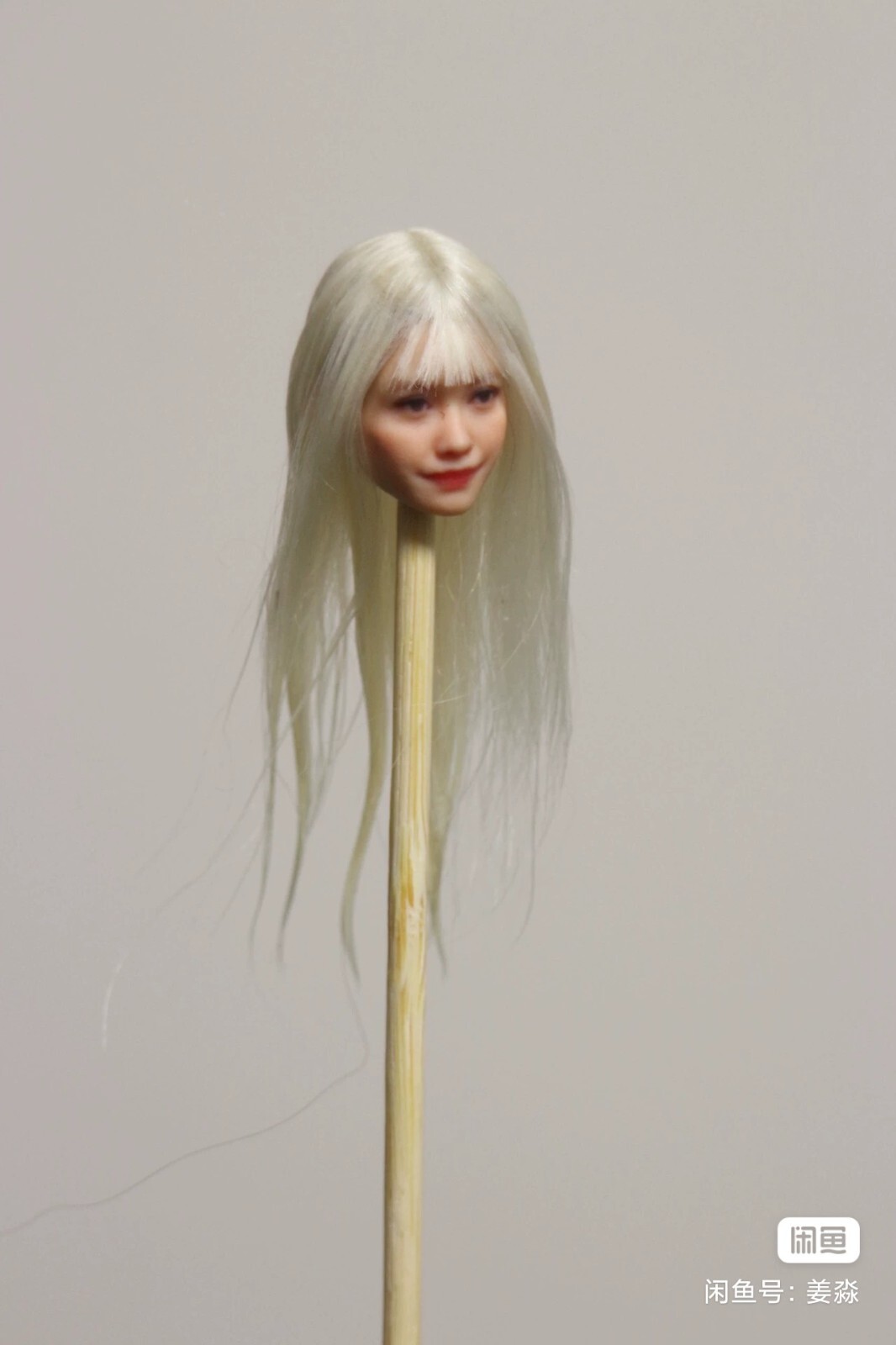 1/6 1/12 Female Artificial Hair Wig Cover For 12" 6" Action Figure Head Body Toy - Picture 43 of 198
