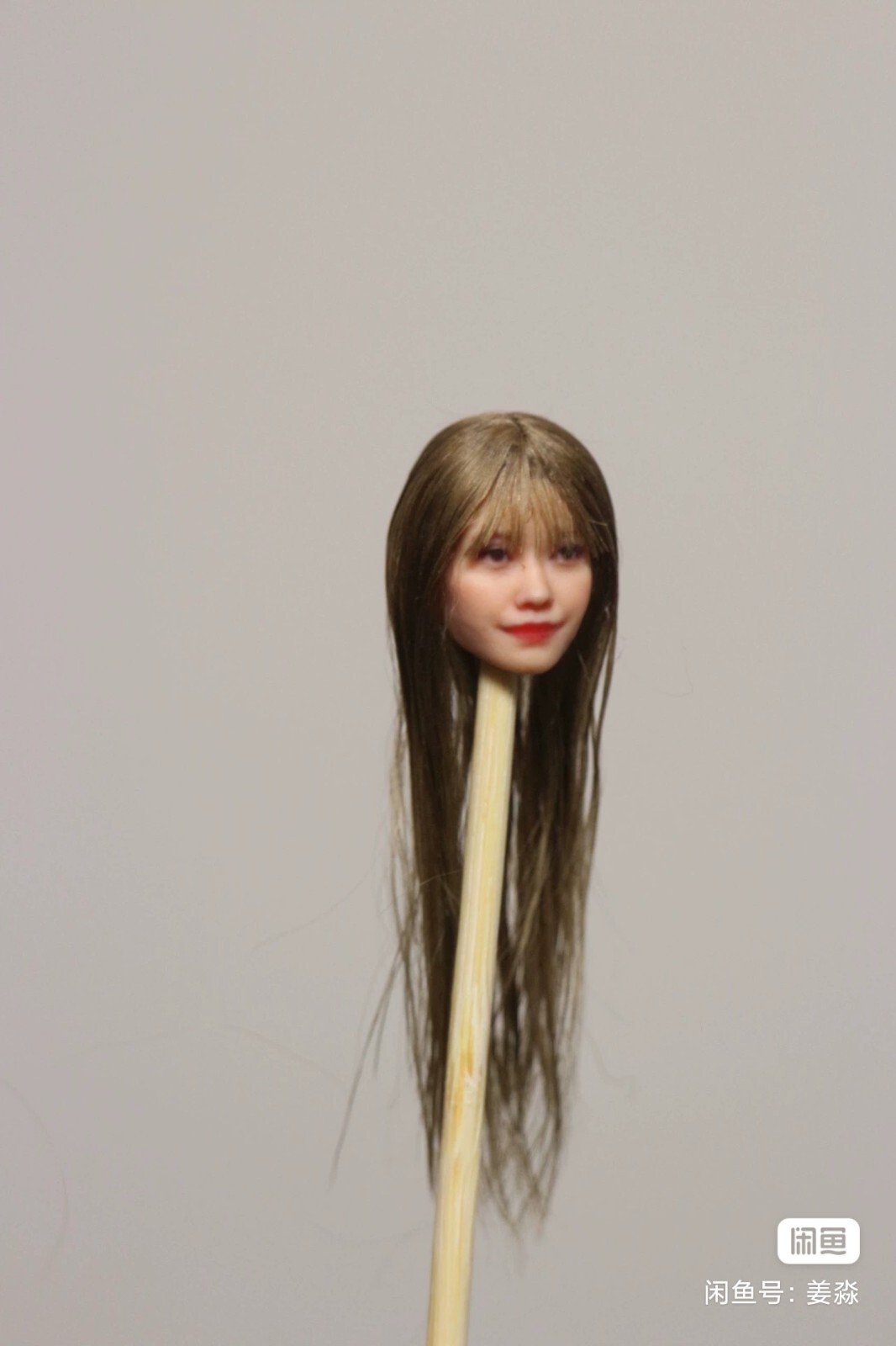 1/6 1/12 Female Artificial Hair Wig Cover For 12" 6" Action Figure Head Body Toy - Picture 44 of 198