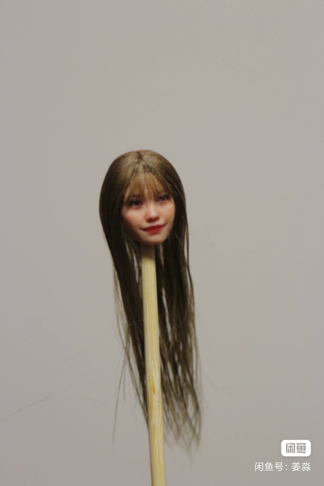 1/6 1/12 Female Artificial Hair Wig Cover For 12" 6" Action Figure Head Body Toy - Picture 45 of 198