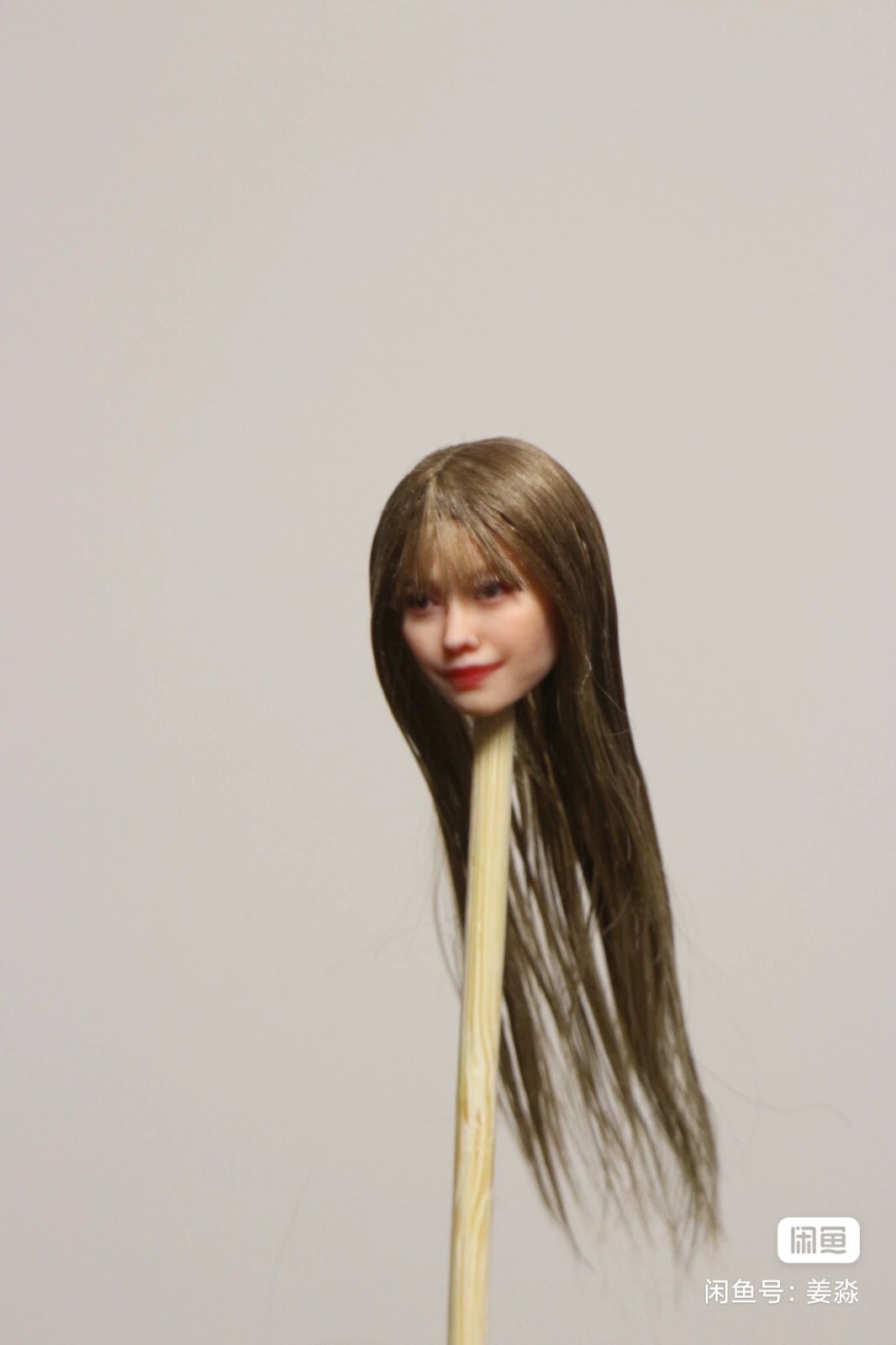 1/6 1/12 Female Artificial Hair Wig Cover For 12" 6" Action Figure Head Body Toy - Picture 46 of 198