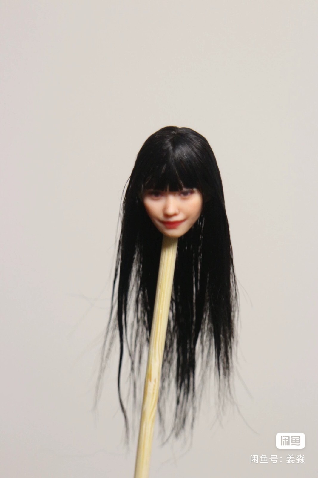 1/6 1/12 Female Artificial Hair Wig Cover For 12" 6" Action Figure Head Body Toy - Picture 48 of 198