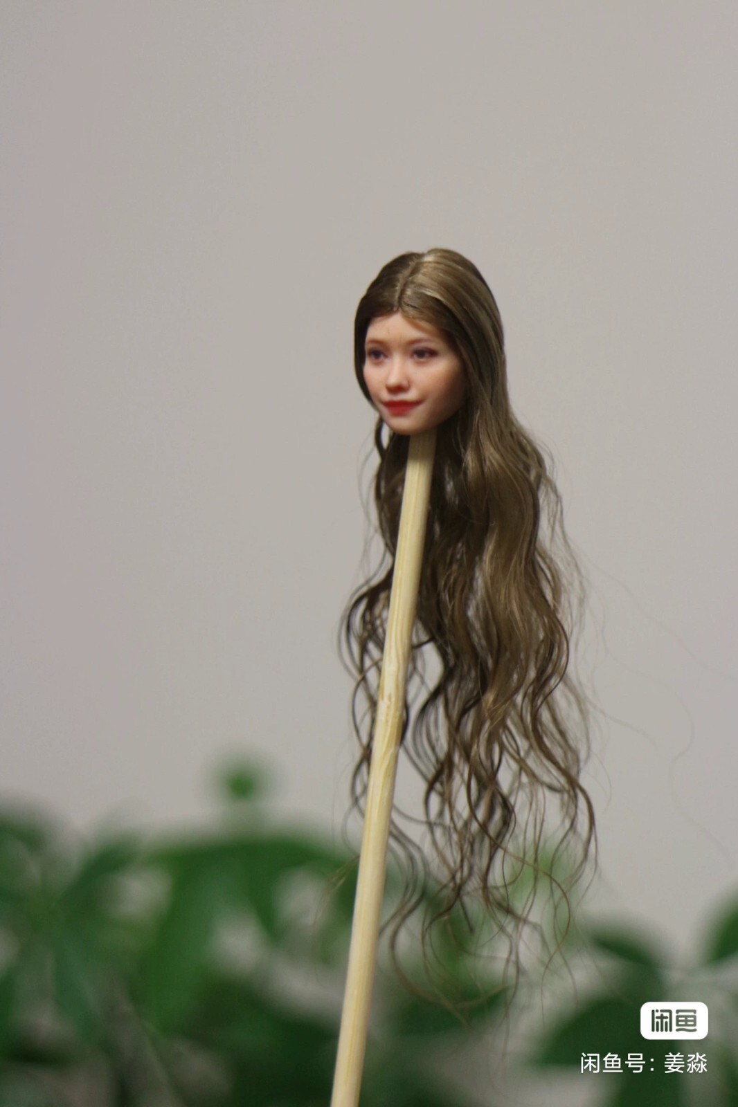 1/6 1/12 Female Artificial Hair Wig Cover For 12" 6" Action Figure Head Body Toy - Picture 66 of 198