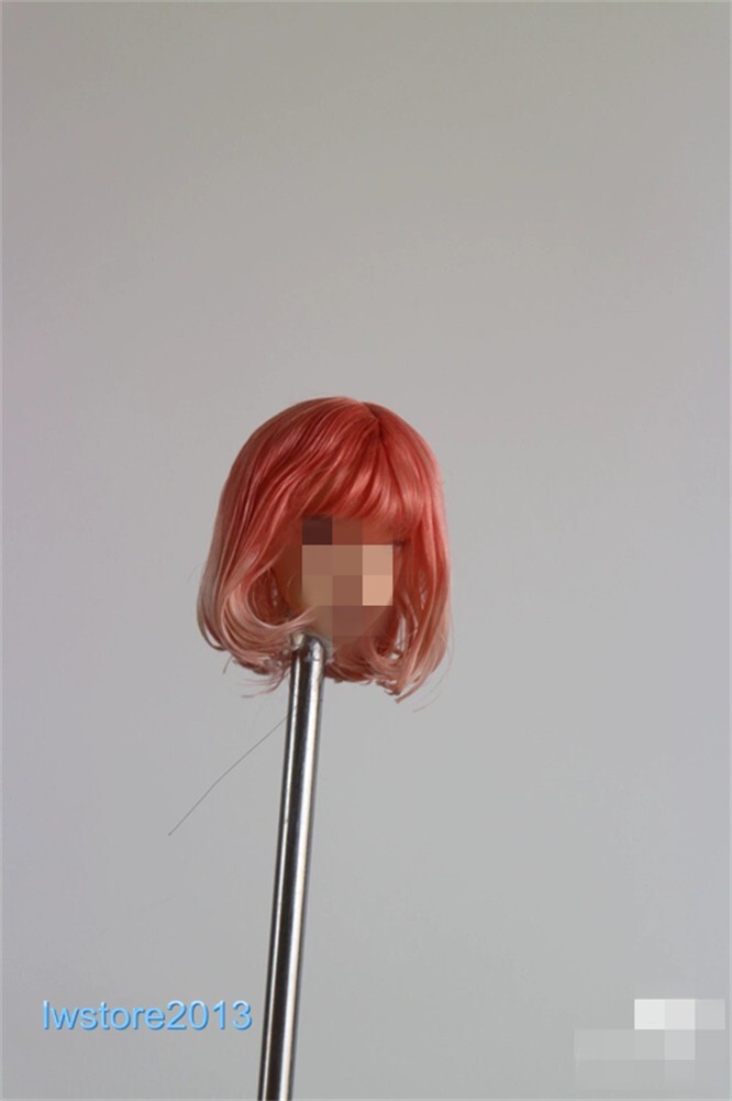 1/6 1/12 Female Artificial Hair Wig Cover For 12" 6" Action Figure Head Body Toy - Picture 78 of 198