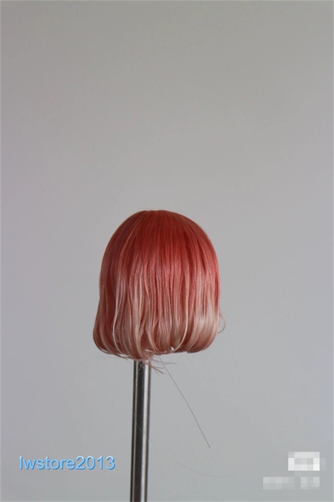 1/6 1/12 Female Artificial Hair Wig Cover For 12" 6" Action Figure Head Body Toy - Picture 79 of 198
