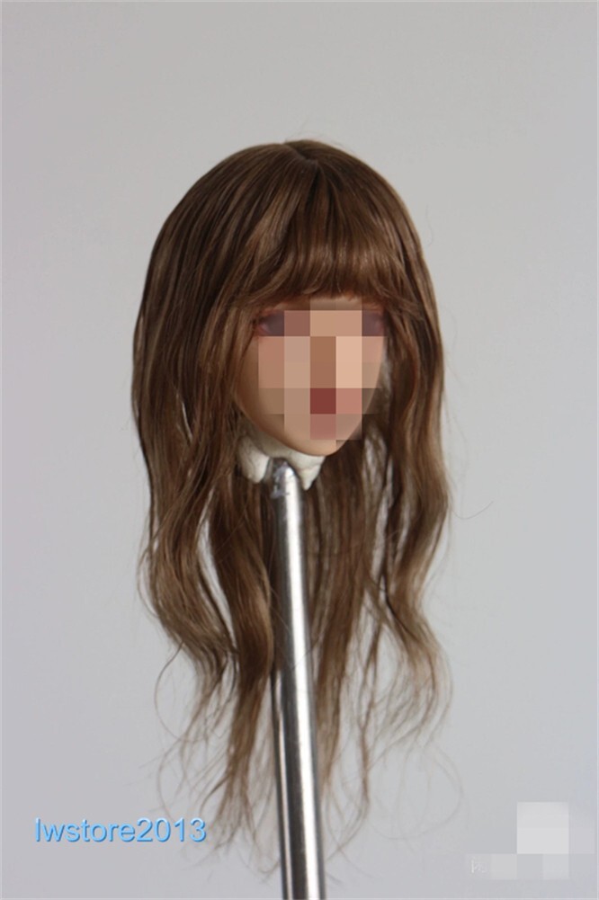 1/6 1/12 Female Artificial Hair Wig Cover For 12" 6" Action Figure Head Body Toy - Picture 80 of 198