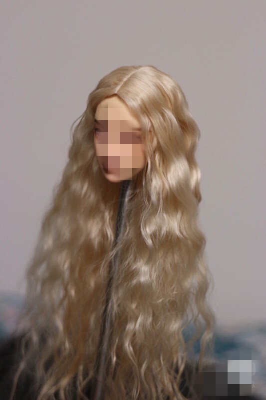 1/6 1/12 Female Artificial Hair Wig Cover For 12" 6" Action Figure Head Body Toy - Picture 94 of 198