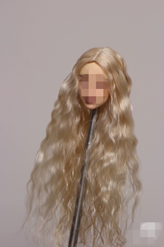 1/6 1/12 Female Artificial Hair Wig Cover For 12" 6" Action Figure Head Body Toy - Picture 95 of 198