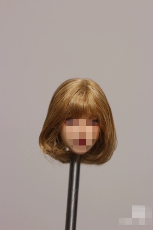 1/6 1/12 Female Artificial Hair Wig Cover For 12" 6" Action Figure Head Body Toy - Picture 97 of 198