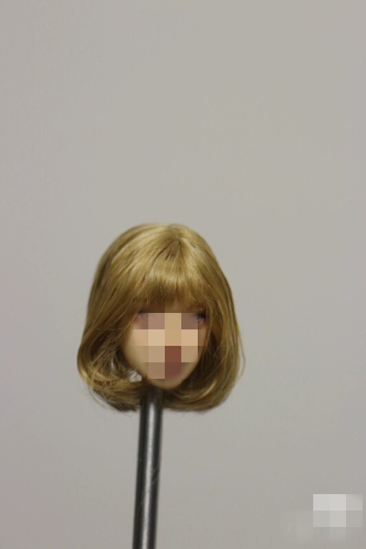 1/6 1/12 Female Artificial Hair Wig Cover For 12" 6" Action Figure Head Body Toy - Picture 98 of 198