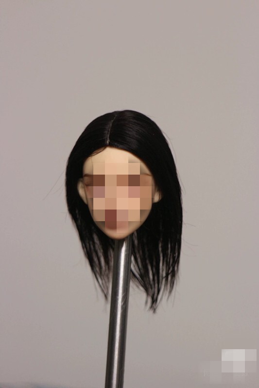 1/6 1/12 Female Artificial Hair Wig Cover For 12" 6" Action Figure Head Body Toy - Picture 99 of 198